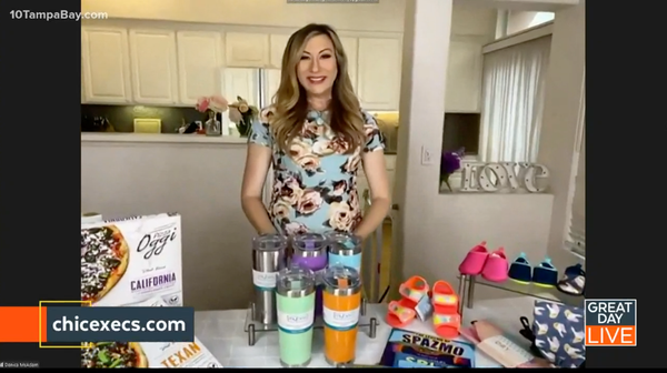 CBS Tampa Bay News 10 Features MyBevi in their "posh products for the fam" great day live segment