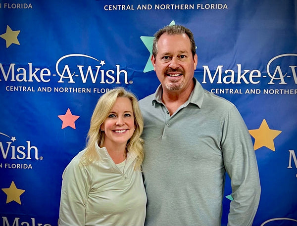 MyBevi President Jeff Rohe and COO Christine Rohe Volunteer with Make A Wish of Central and Northern Florida