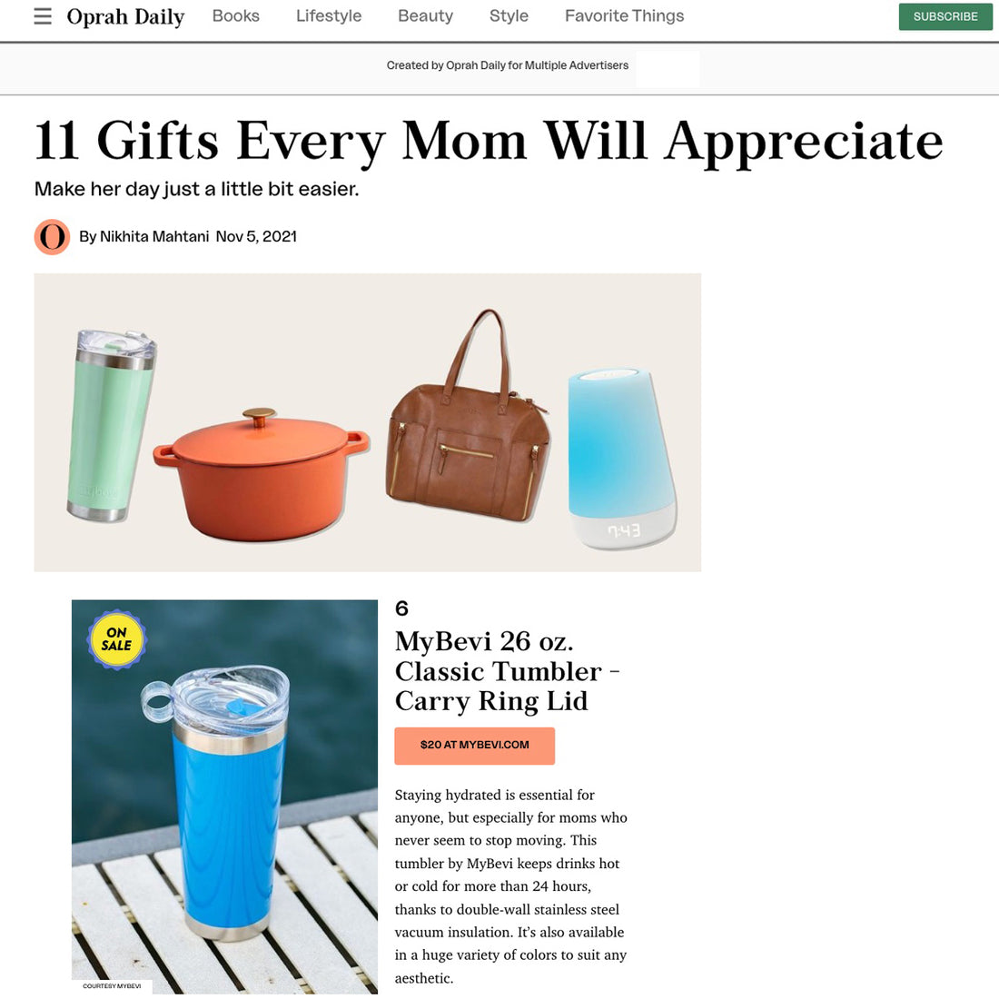Oprah Daily: 11 Gifts Every Mom Will Appreciate
