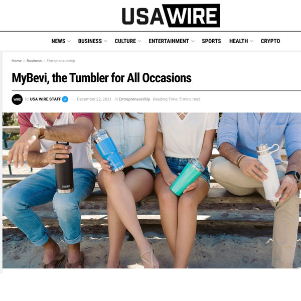 USA Wire: MyBevi is the Tumbler for All Occasions