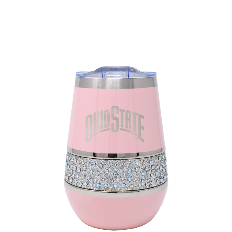 Hollywood Rocks Tumbler - 12 oz. - Ohio State - Wordmark Logo