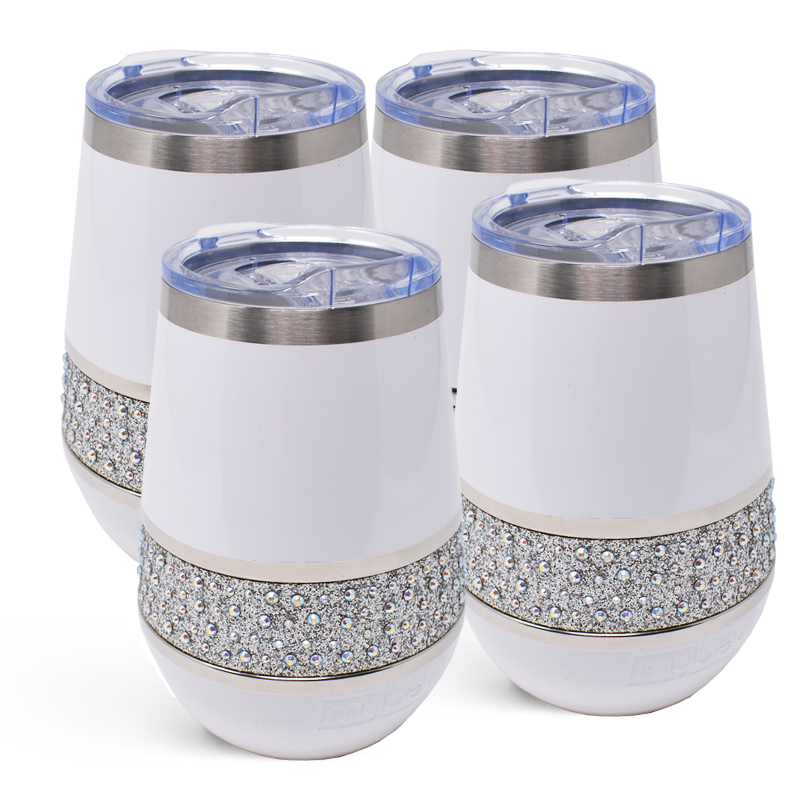 Hollywood Rocks Tumbler - 12 oz. - 4 Pack Bundle
