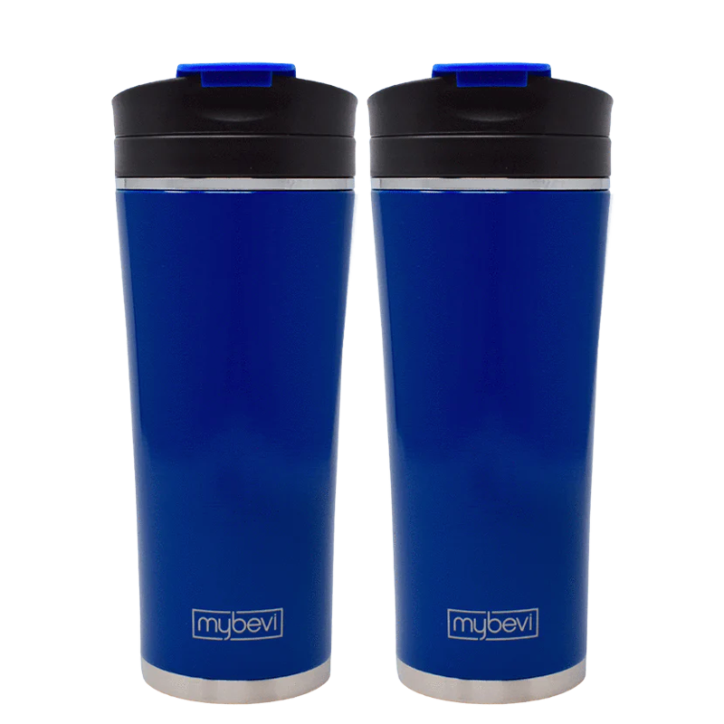 Commuter Tumbler - 16 oz. - Blue 2 Pack Bundle