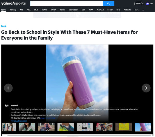 People Magazine En Espanol: Back to school with MyBevi