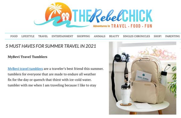 The Rebel Chick: MyBevi a Must Have for Summer Travel in 2021