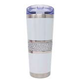 20 oz Hollywood Tumbler with Carry Ring Lid | Premium Insulated Bling Rhinestones Tumbler