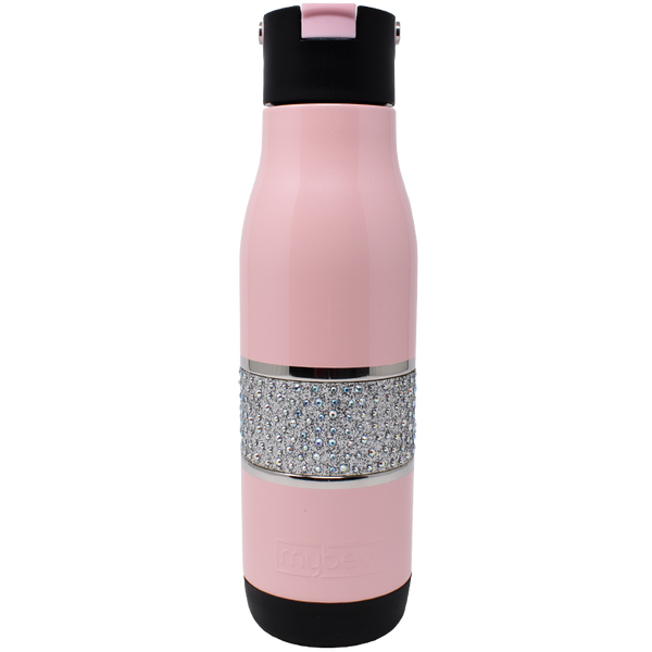 MyBevi Hollywood Sport Hydration Bottle 20 oz | Rhinestones Bling Water Bottle