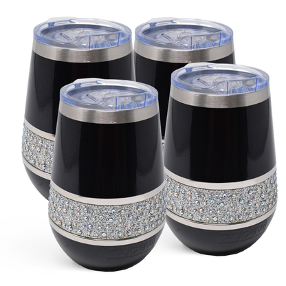 Hollywood Rocks Tumbler - 12 oz. - 4 Pack Bundle