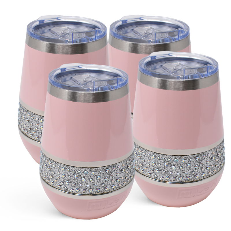 Hollywood Rocks Tumbler - 12 oz. - 4 Pack Bundle