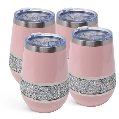Hollywood Rocks Tumbler - 12 oz. - 4 Pack Bundle