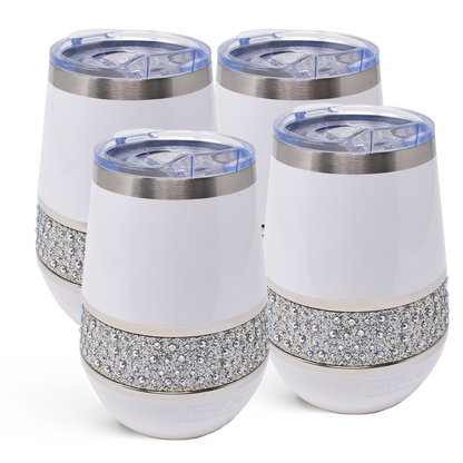 Hollywood Rocks Tumbler - 12 oz. - 4 Pack Bundle