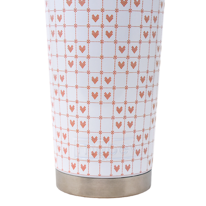 Limited Edition 26oz Classic Tumbler - Heart Knit