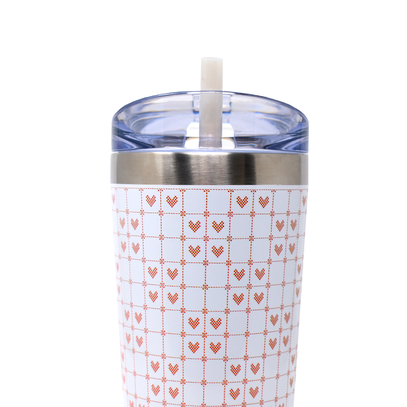 Limited Edition 26oz Classic Tumbler - Heart Knit