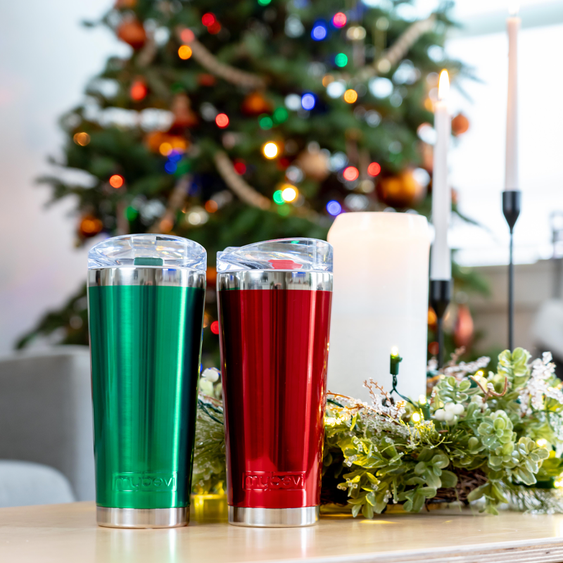 Classic Chrome Mirror Tumbler - 26 oz - Holiday Bundle